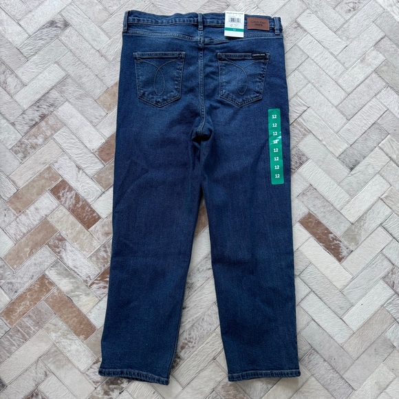 Calvin‎ Klein Blue Straight Leg Jeans - Picture 7 of 14